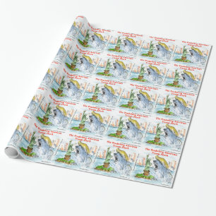 Papel De Regalo Rick London Divertido Trump Tiburón