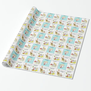 Papel De Regalo Rick London "Trumpty Dumpty" Regalo Divertido de T