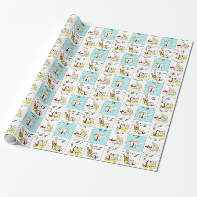 Papel De Regalo Rick London "Trumpty Dumpty" ("Trumpty Dumpty") es (Desenrollado)