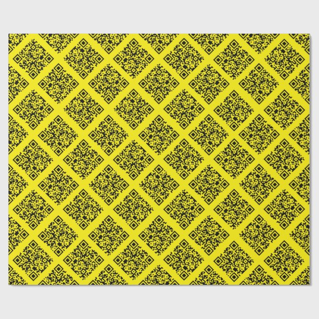 Papel De Regalo Rickroll Wrapping Paper in black (Superficie plana)