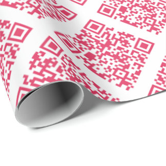 Papel De Regalo Rickroll Wrapping Paper in red