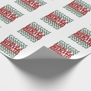 Papel De Regalo Riding en un feo suéter de Navidad Winter Wonderla