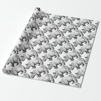 Papel De Regalo Rinoceronte