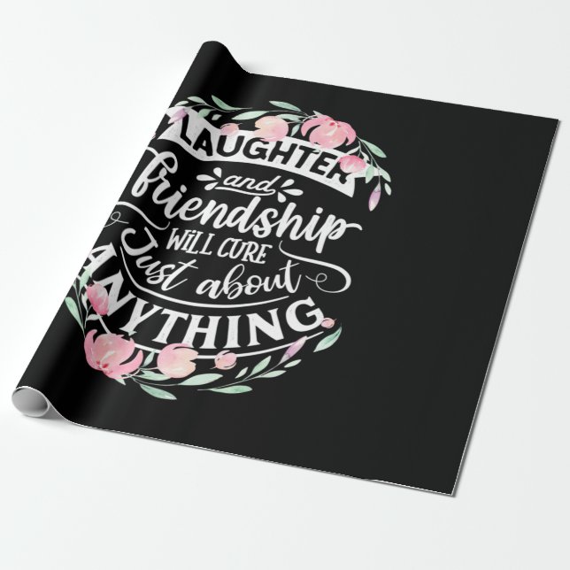 Papel De Regalo Risa Y Amistad (Desenrollado)