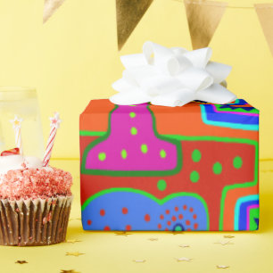 Papel de regalo ritual Mola indio Kuna