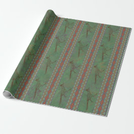 Papel De Regalo Roadrunner del Suroeste Sagebrush Green