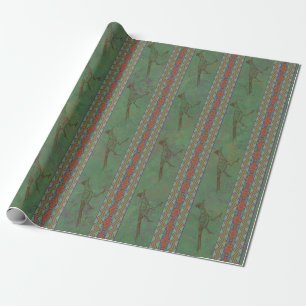 Papel De Regalo Roadrunner del Suroeste Sagebrush Green