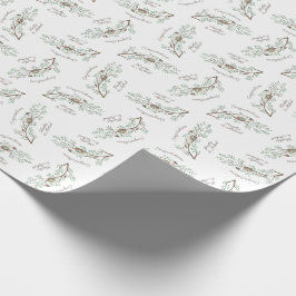 Papel De Regalo Robin Birds Nest Eggs Spring Baby Shower