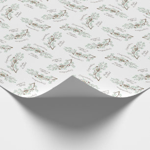 Papel De Regalo Robin Birds Nest Eggs Spring Baby Shower