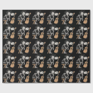 Papel De Regalo Robot musical confuso