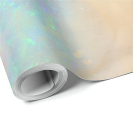 Papel De Regalo Roca Gemstone de cristal azul Opal Aquamarine