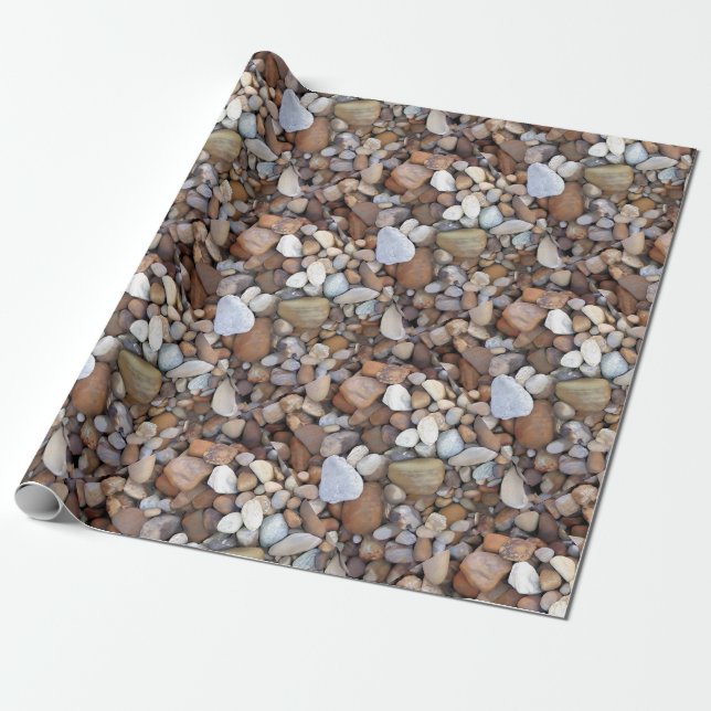 Papel De Regalo Rocas del río Stones inusual (Desenrollado)