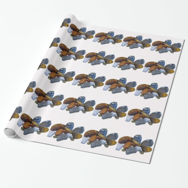 Papel De Regalo Rocas pulidas (Desenrollado)
