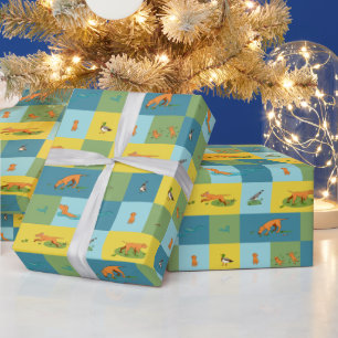 Papel De Regalo Rociando Vizslas