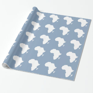 Papel De Regalo Rock Blue Audacious Africa