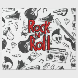 Papel De Regalo Rock N Roll Por Siempre