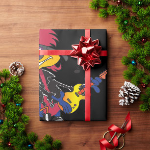 Papel De Regalo Rocker Bird