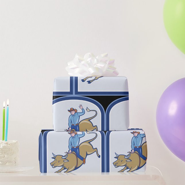 Papel De Regalo Rodeo Cowboy (Subido por el creador)