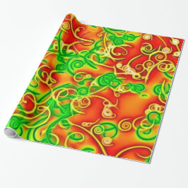 Papel De Regalo rojo brillante