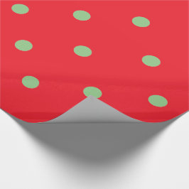 Papel De Regalo Rojo con el patrón de Navidades modernos del punto