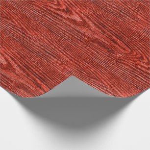 Papel De Regalo Rojo de madera resistido de la textura