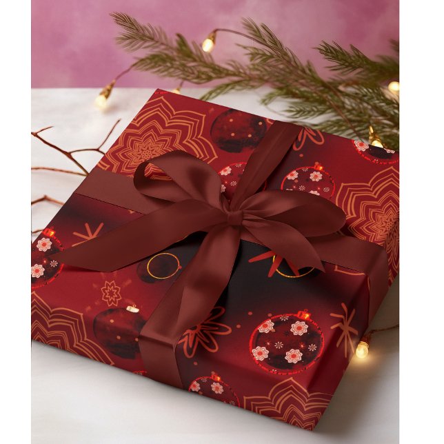 Papel De Regalo Rojo festivo (Subido por el creador)