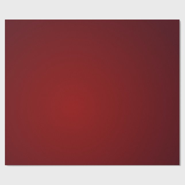 Papel De Regalo Rojo profundo real sólido Navidad (Superficie plana)