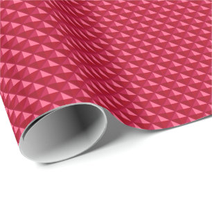 Papel De Regalo Rojo rubí, aspecto de esmalte, rejilla con tachuel