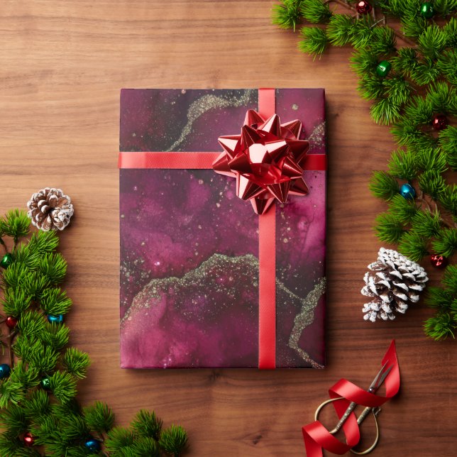 Papel De Regalo Rojo y Verde (Regalo de vacaciones)