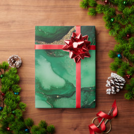 Papel De Regalo Rojo y Verde