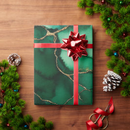 Papel De Regalo Rojo y Verde