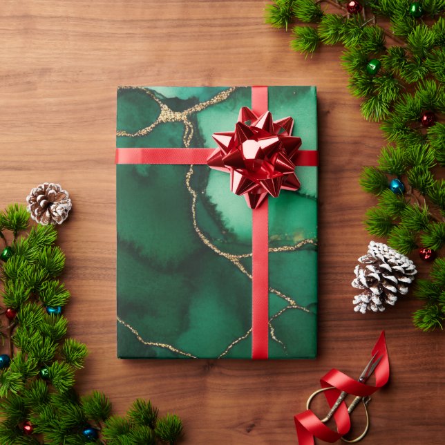 Papel De Regalo Rojo y Verde (Regalo de vacaciones)