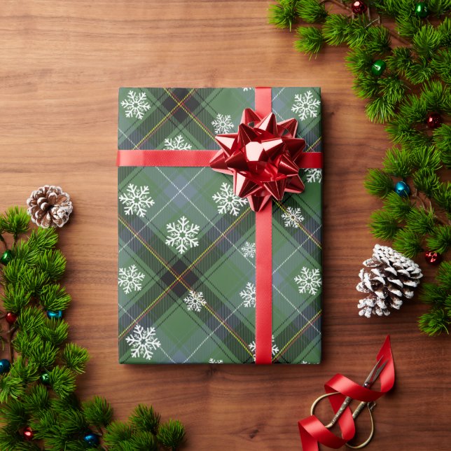 Papel De Regalo Rojo y Verde (Regalo de vacaciones)