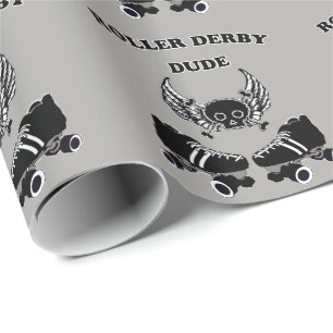 Papel De Regalo Roller Derby Dude