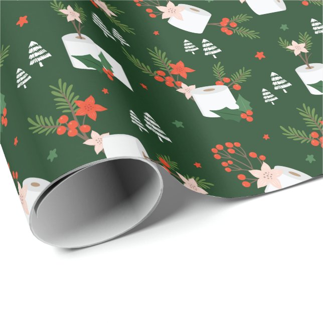 Papel De Regalo Rolling with It Funny Toilet Paper Rolling & Folia (Esquina del rollo)