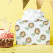 Rollo de ajuste de regalo - Sunflower acuarela de