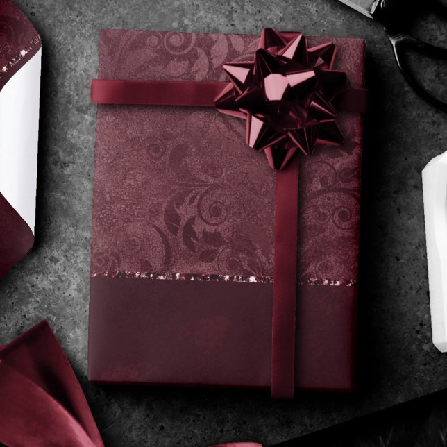 Papel De Regalo Romance del vino de medianoche | Damasco de zumbid (Subido por el creador)