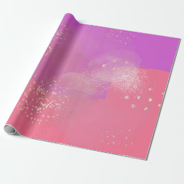Papel De Regalo Romantic glitter pink art