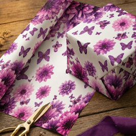 Papel De Regalo Romantic Rosy Floral