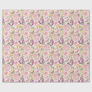 Papel De Regalo Romantic Watercolor Blush Pink Peony Floral