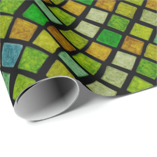 Papel De Regalo Rombos verdes
