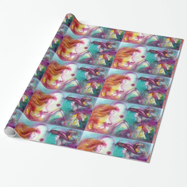 Papel De Regalo ROMEO Y JULIET, El día de San Valentín (Desenrollado)