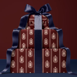 Papel De Regalo Rompe nueces rojo elegante