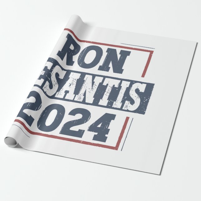 Papel De Regalo Ron DeSantis 2024 (Desenrollado)