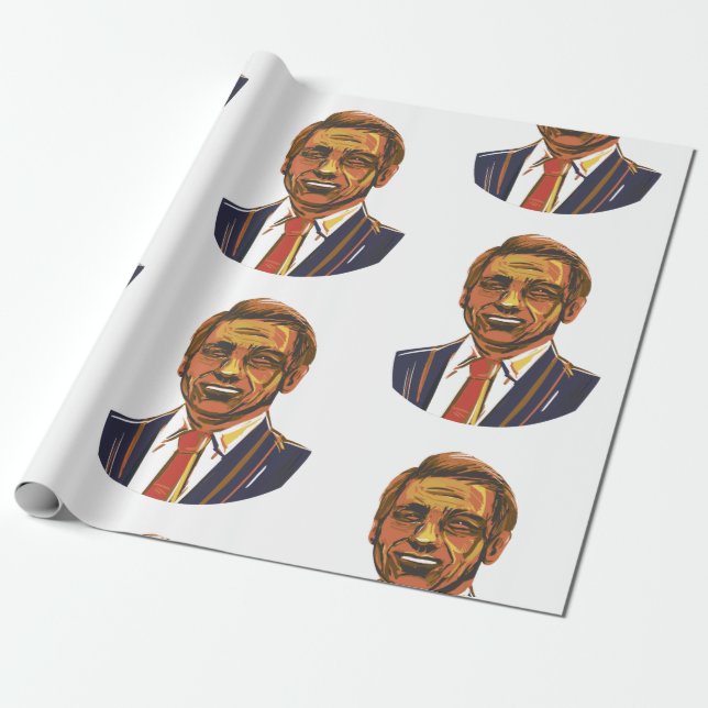 Papel De Regalo ron desantis para presidente 2024 (Desenrollado)