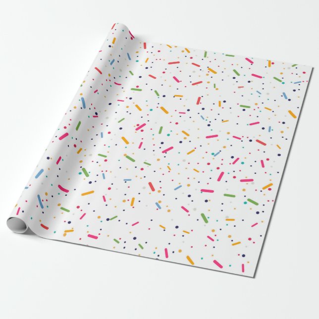Papel De Regalo Ropa de arcoiris (Desenrollado)