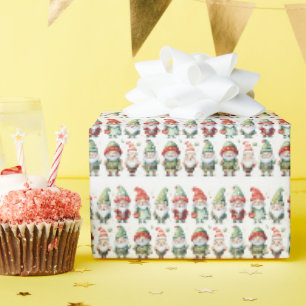 Papel De Regalo Ropa de Navidad para Gnomos