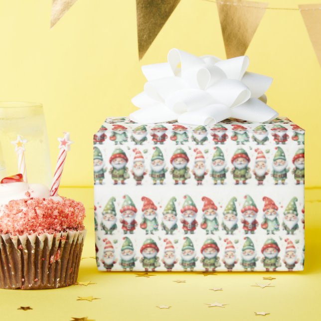 Papel De Regalo Ropa de Navidades de Gnomes (Fiesta de cumpleaños )