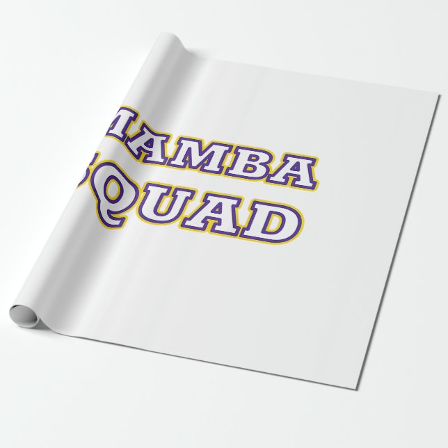 Papel De Regalo Ropa divertida del quad de Mamba para el amante de (Desenrollado)