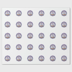 Papel De Regalo Ropa lista para POD de poder de unicornio pixel de
